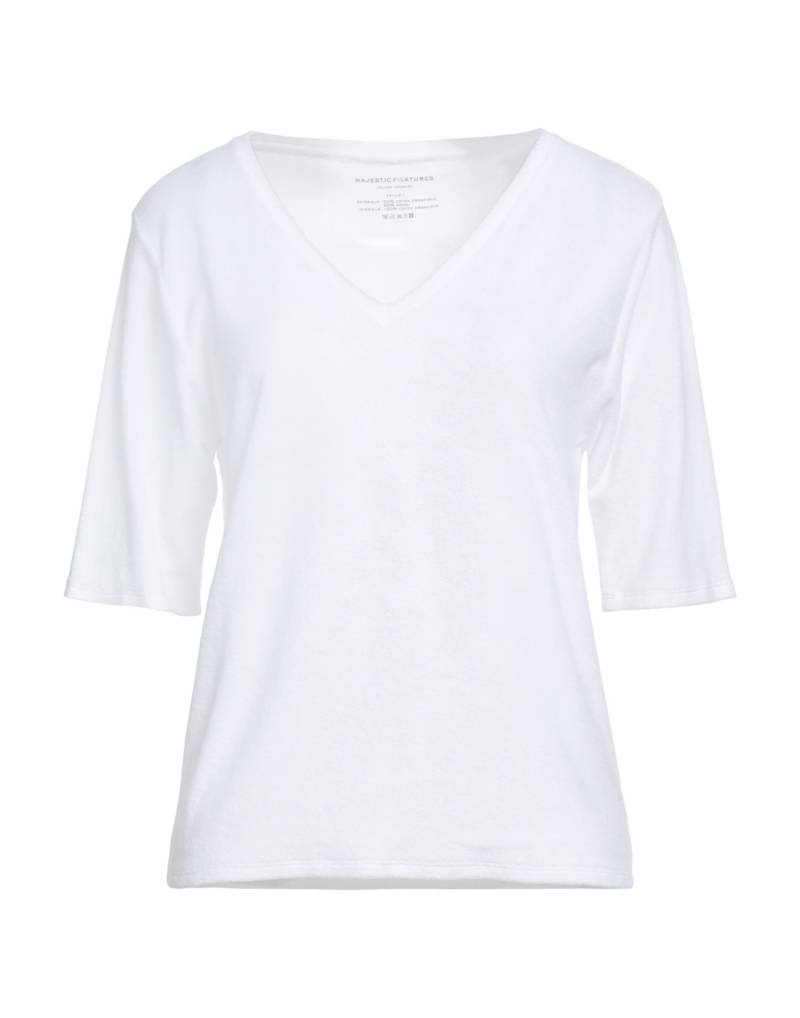 MAJESTIC FILATURES T-shirts Damen Weiß von MAJESTIC FILATURES