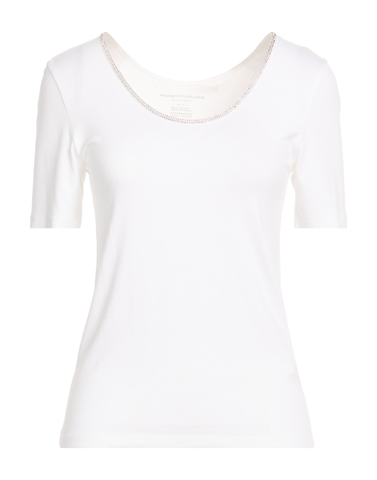 MAJESTIC FILATURES T-shirts Damen Weiß von MAJESTIC FILATURES
