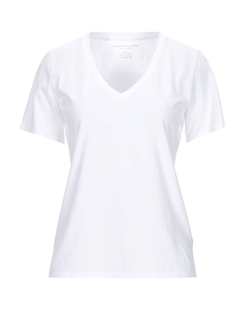 MAJESTIC FILATURES T-shirts Damen Weiß von MAJESTIC FILATURES