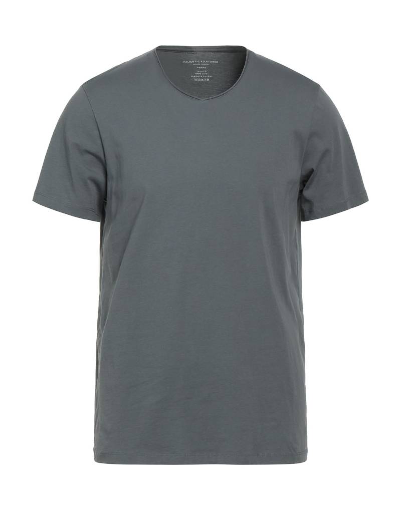 MAJESTIC FILATURES T-shirts Herren Blei von MAJESTIC FILATURES