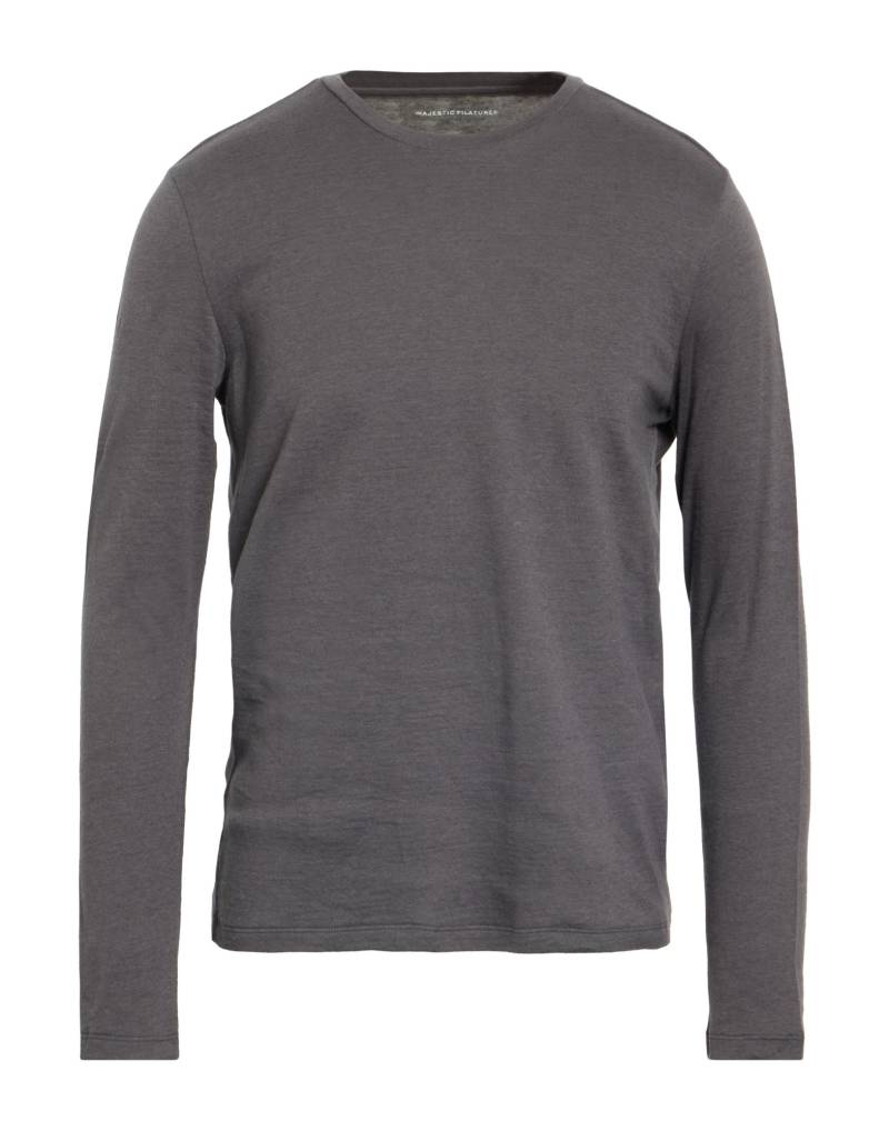 MAJESTIC FILATURES T-shirts Herren Blei von MAJESTIC FILATURES
