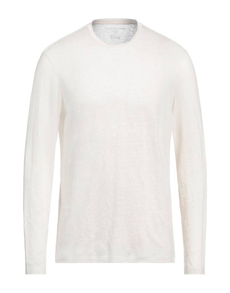 MAJESTIC FILATURES T-shirts Herren Elfenbein von MAJESTIC FILATURES
