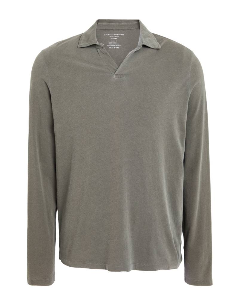 MAJESTIC FILATURES T-shirts Herren Grau von MAJESTIC FILATURES