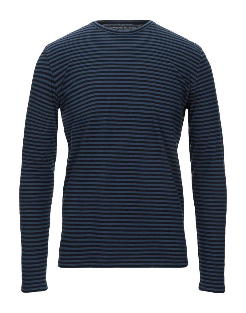 MAJESTIC FILATURES T-shirts Herren Schwarz von MAJESTIC FILATURES