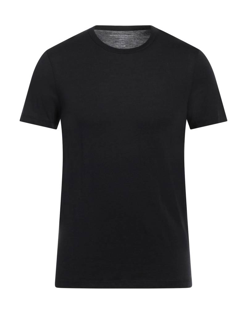 MAJESTIC FILATURES T-shirts Herren Schwarz von MAJESTIC FILATURES