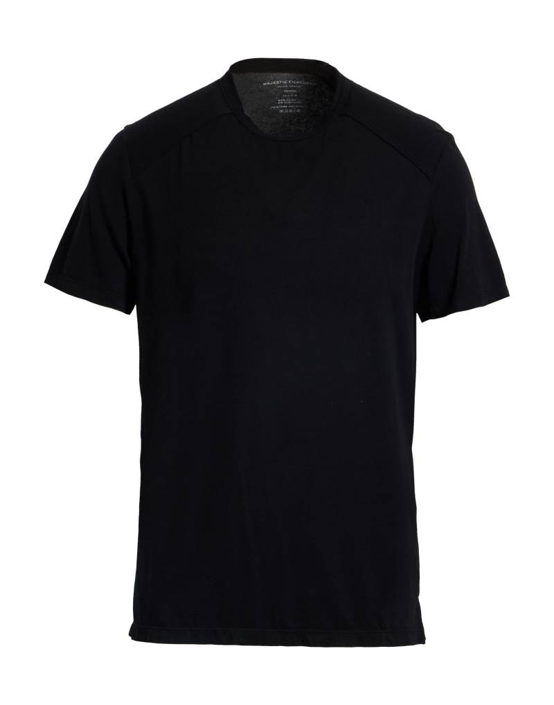 MAJESTIC FILATURES T-shirts Herren Schwarz von MAJESTIC FILATURES