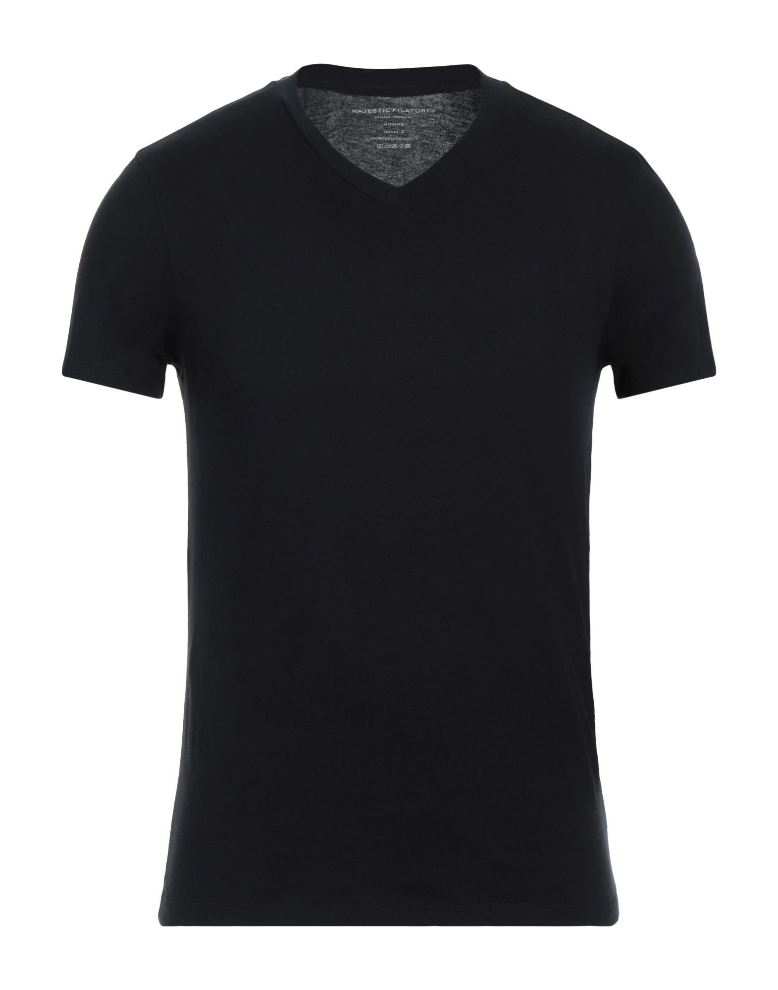 MAJESTIC FILATURES T-shirts Herren Schwarz von MAJESTIC FILATURES