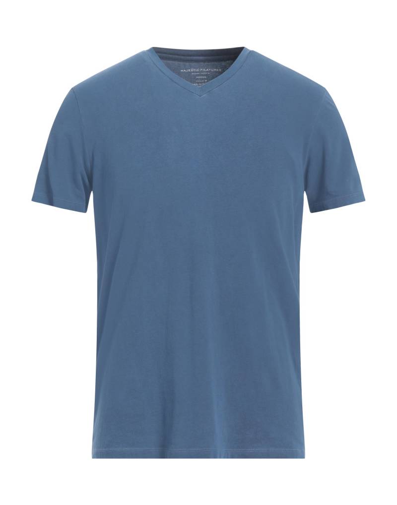 MAJESTIC FILATURES T-shirts Herren Taubenblau von MAJESTIC FILATURES