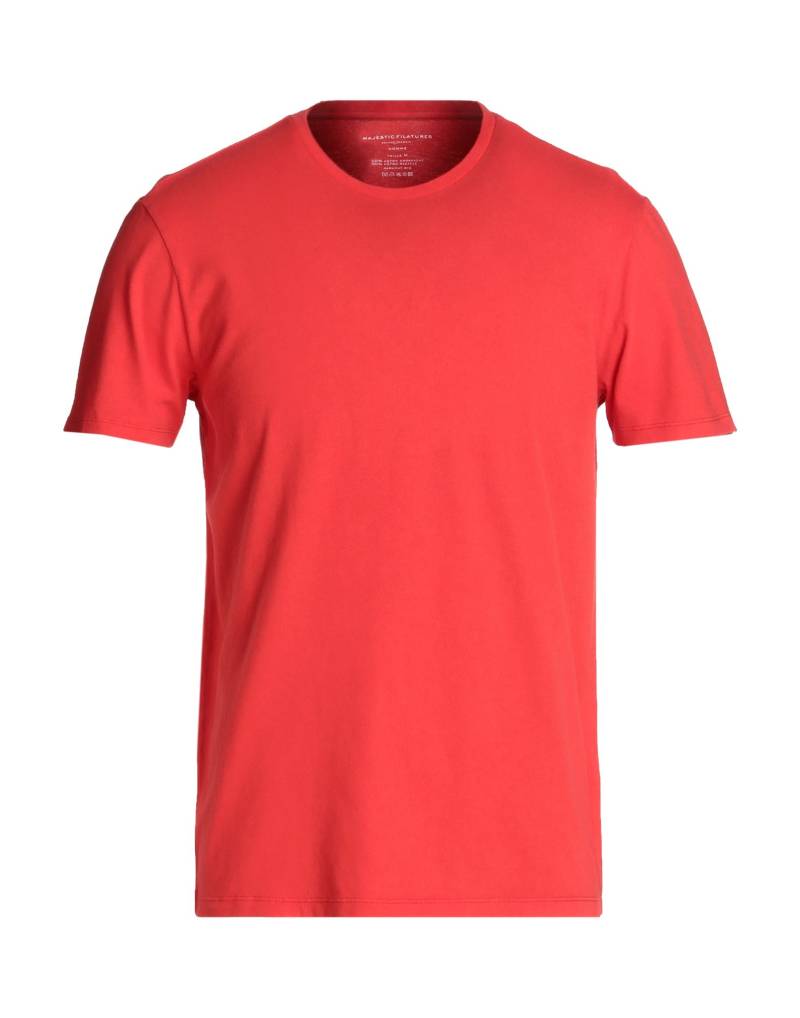MAJESTIC FILATURES T-shirts Herren Tomatenrot von MAJESTIC FILATURES