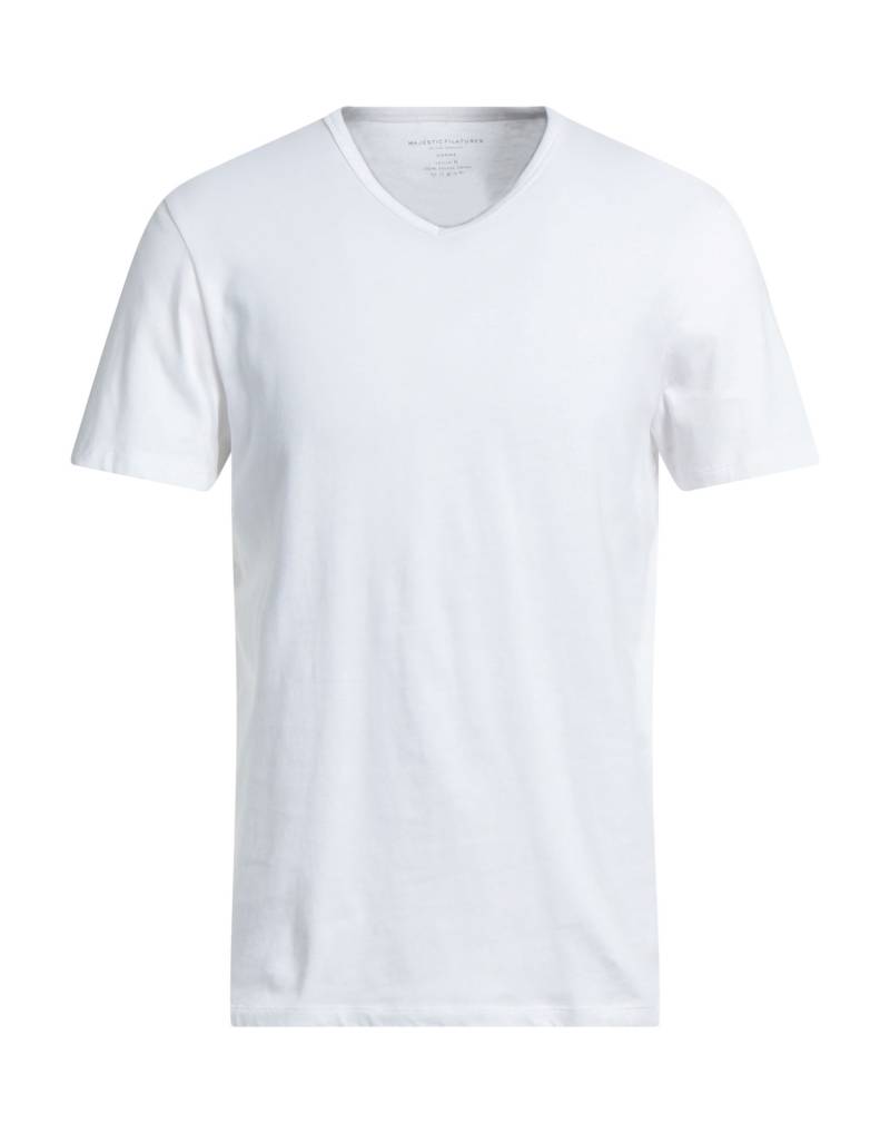 MAJESTIC FILATURES T-shirts Herren Weiß von MAJESTIC FILATURES