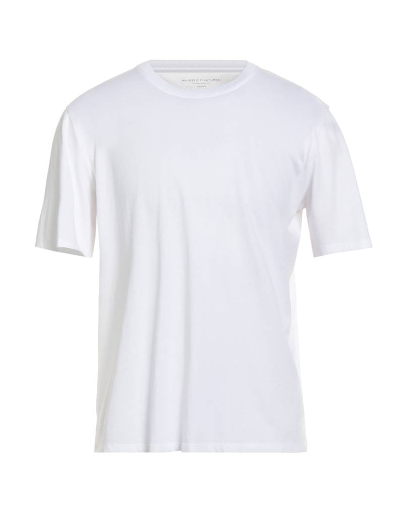 MAJESTIC FILATURES T-shirts Herren Weiß von MAJESTIC FILATURES