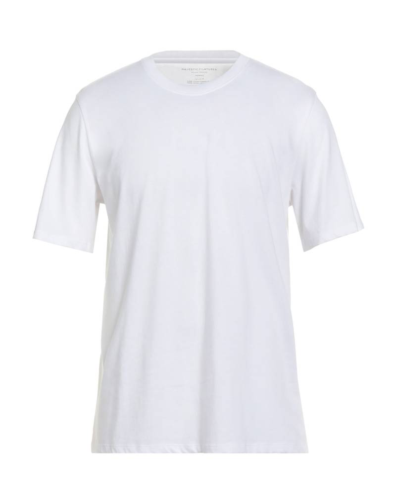 MAJESTIC FILATURES T-shirts Herren Weiß von MAJESTIC FILATURES