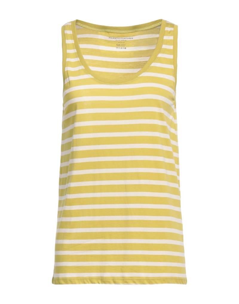 MAJESTIC FILATURES Tank Top Damen Gelb von MAJESTIC FILATURES