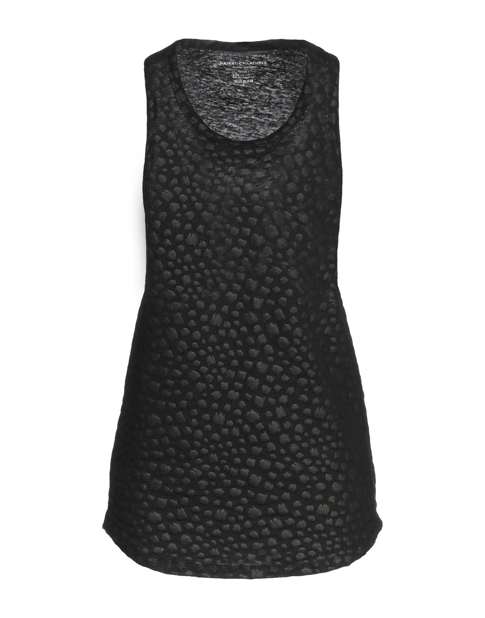 MAJESTIC FILATURES Tank Top Damen Schwarz von MAJESTIC FILATURES