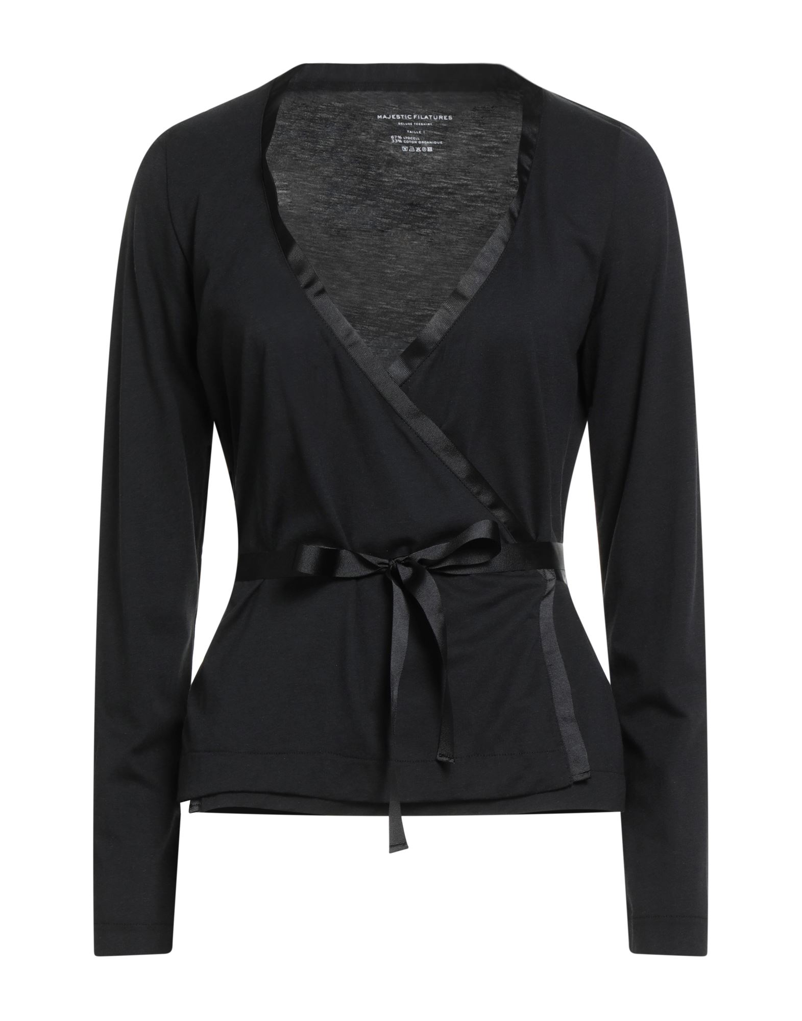 MAJESTIC FILATURES Top Damen Schwarz von MAJESTIC FILATURES