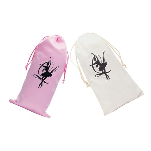 MAJORMENCH 1 Paar Ballet Dance Schuhe Bag Frauen Ballettschuh Aufbewahrungsbeutel Organizer Für Reisepraxis Draw String Storage Beutel von MAJORMENCH