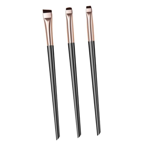 MAJORMENCH Eyeliner Satz Abgewinkelte Eyeliner Präzise Augenbrauenpinsel Professionelles Make Up Werkzeug für Augen Make Up für Zuhause und Studio von MAJORMENCH