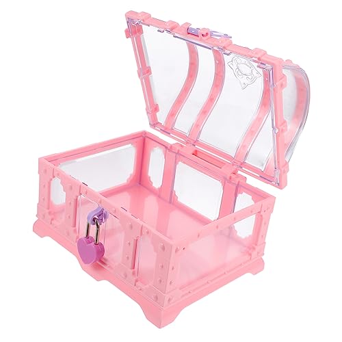 MAJORMENCH 1 Set Mädchen Make-up Box Kinder Kosmetik Box Spielzeug Spielen Box Mit Schloss von MAJORMENCH