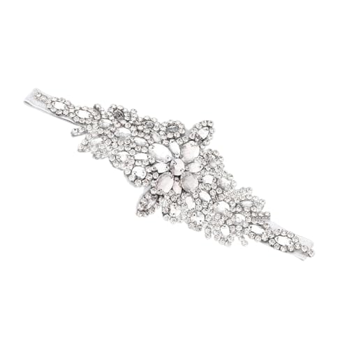 MAJORMENCH 1 Stück Zarte Bridal Haar Zubehör Handgemachtes Haar Strass Haarband von MAJORMENCH