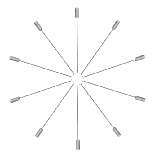 MAJORMENCH 10 Stück Teiliges Broschennadeln Sicherheitsnadeln für Anstecknadeln Kostüm Schmuck für Hochzeiten und DIY Projekte Elegantes Design von MAJORMENCH
