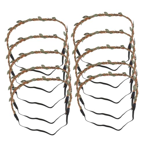 MAJORMENCH 10 Stück Teiliges Natürliches Stirnband Simulierten Blättern Rustikales Haarschmuck material aus Geflochtenem Seil Einfaches und Schickes Kopfschmuck accessoire für Frauen und MAJORMENCH 10 Stück Teiliges Natürliches Stirnband Simulierten Blättern Rustikales Haarschmuck material aus Geflochtenem Seil Einfaches und Schickes Kopfschmuck accessoire für Frauen und von MAJORMENCH