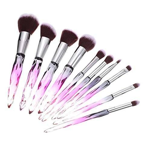 MAJORMENCH 10Stücke Teiliges Make Up Pinsel Set mit Hochwertigem Kristallgriff Professionelle Foundation und Eyeliner Pinsel für Flüssige und Cremige für Make Up MAJORMENCH 10Stücke Teiliges Make Up Pinsel Set mit Hochwertigem Kristallgriff Professionelle Foundation und Eyeliner Pinsel für Flüssige und Cremige für Make Up von MAJORMENCH