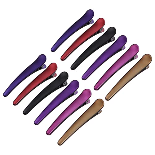 MAJORMENCH 12stücke Retro Haarklammern Aus Rutschfeste Duckbill Clips Für Dickes Und Feines Haar Für Friseursalons Und Alltag Vielseitige Haaraccessoires Für Frauen Und Mädchen von MAJORMENCH