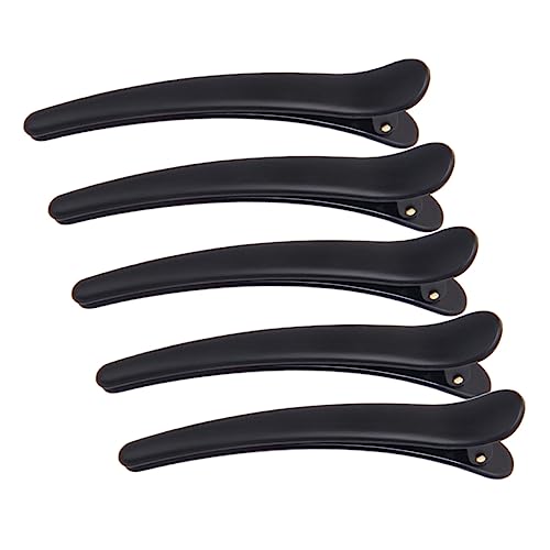 MAJORMENCH 12stücke Schwarze Haarklammern Aus Kunststoff Rutschfeste Krokodil-haarspangen Für Damen Und Mädchen Für Salon Friseurbedarf Und Tägliches Hairstyling von MAJORMENCH