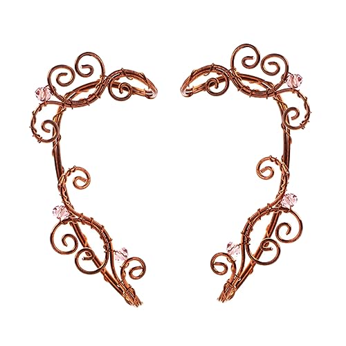 MAJORMENCH 1Paar Elf Ohrmanschetten für Frauen Vintage Ohrklemmen Piercing Clip Ohrringe im Elf Design für Cosplay Besondere Anlässe Leicht MAJORMENCH 1Paar Elf Ohrmanschetten für Frauen Vintage Ohrklemmen Piercing Clip Ohrringe im Elf Design für Cosplay Besondere Anlässe Leicht von MAJORMENCH