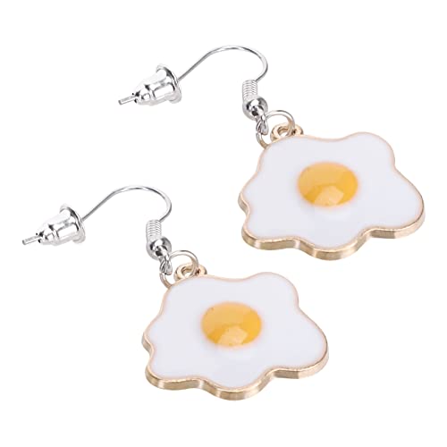 MAJORMENCH 1Paar Pochierte Eier Dangle Ohrringe für Frauen Emaille Ohrhänger im Ei Design Leicht Angenehm für Besondere Anlässe MAJORMENCH 1Paar Pochierte Eier Dangle Ohrringe für Frauen Emaille Ohrhänger im Ei Design Leicht Angenehm für Besondere Anlässe von MAJORMENCH