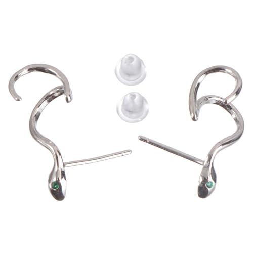 MAJORMENCH Kleine Zarte Schlangenförmige Ohrringe Modischer Ohrschmuck Ohrringschmuck Party Ohrstecker Für Jeden Geeignet von MAJORMENCH
