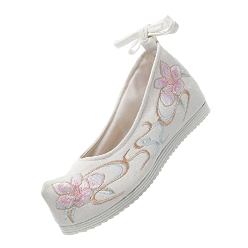 MAJORMENCH 1Paar Tanzperformance Schuhe für Damen Chinesische Bestickte Schuhe Canvas Klassischer mit Innenhöhe für Auftritte Festliche Anlässe MAJORMENCH 1Paar Tanzperformance Schuhe für Damen Chinesische Bestickte Schuhe Canvas Klassischer mit Innenhöhe für Auftritte Festliche Anlässe von MAJORMENCH
