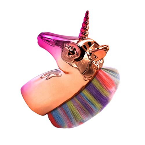 MAJORMENCH Unicorn-make-up-pinsel Für Frauen Einzigartiges Design Buntes Borsten-paket Für Puder Und Grundierung Langlebiger Kunststoffgriff Perfektes Make-up-zubehör Für Tägliche Und von MAJORMENCH