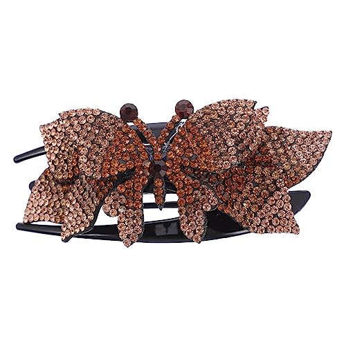 MAJORMENCH 1Stück Haarspange Damen Eleganter Duckbill Clip Glitzernde Haarklammer für Hochzeiten und Besondere Anlässe Leicht und Bequem für von MAJORMENCH