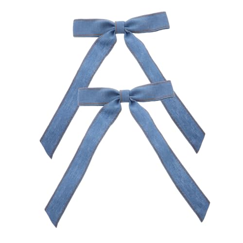 MAJORMENCH 1paar Stylischer Retro Bogen Haarclip Mit Langem Satinband Für Frauen Und Mädchen Vielseitige Haarklammer Für Jeden Anlass Sicheres Halten Ohne Verrutschen von MAJORMENCH