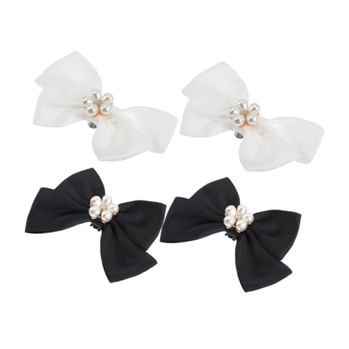 MAJORMENCH 2 Paare Schleife Schuhclips aus Legierung und Abnehmbare Brautschuhschmuck für Hochzeit Party Abendkleid Vielseitige Damenschuh Dekoration Passend für Absatzschuhe von MAJORMENCH