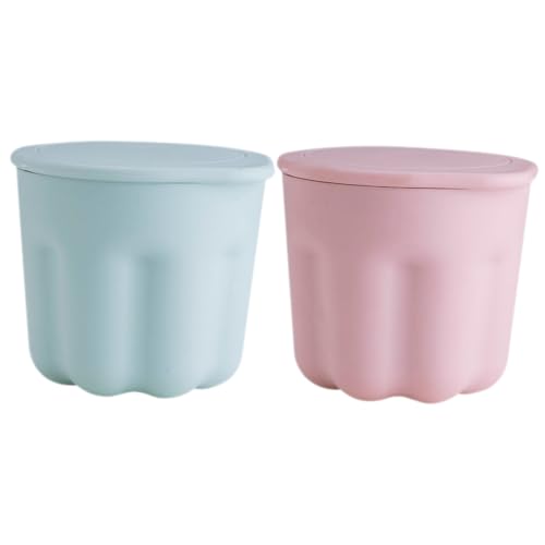 MAJORMENCH 2 Sätze Make Up Pinsel Reinigungsset Teilig Silikon Waschschüssel und Reinigungspad Sanft Kompakt für Augenbrauen Lidschatten Pinsel Geeignet Langlebig und Platzsparend von MAJORMENCH