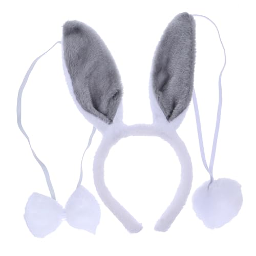 MAJORMENCH 2 Satz Plüsch Hasenohren Haarreif mit Stirnband und Weicher Kaninchen Kopfschmuck für Ostern Fasching Kostümparty und Cosplay Erwachsene und Geeignet MAJORMENCH 2 Satz Plüsch Hasenohren Haarreif mit Stirnband und Weicher Kaninchen Kopfschmuck für Ostern Fasching Kostümparty und Cosplay Erwachsene und Geeignet von MAJORMENCH