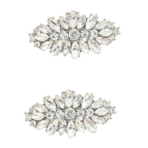 MAJORMENCH 2 Stück Abnehmbare Strass Schuhclips Damen Schuhschnalle aus Modische Schuhdekoration für Hochzeit Party Alltag von MAJORMENCH