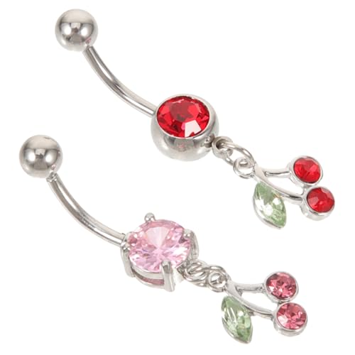 MAJORMENCH 2 Stück Bauchnabelringe aus Edelstahl Leichtes design Körperpiercing Schmuck für Frauen als Geschenk zu Valentinstag und Geburtstag MAJORMENCH 2 Stück Bauchnabelringe aus Edelstahl Leichtes design Körperpiercing Schmuck für Frauen als Geschenk zu Valentinstag und Geburtstag von MAJORMENCH