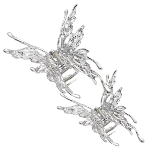 MAJORMENCH 2stücke Schmetterling Haarspangen Elegante Haarklammern Für Frauen Für Dickes Und Dünnes Haar Robuste Und Stilvolle Zubehörteile Für Alltagsgebrauch von MAJORMENCH