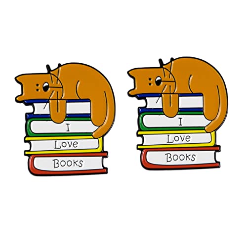 MAJORMENCH 2 Stück Kreative Katzenbroschen Brustnadeln Niedliche Corsage für Mädchen und Anstecknadeln für Kleidung Taschen Hüte Vielseitiges Accessoire von MAJORMENCH