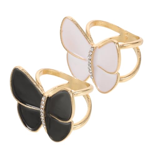 MAJORMENCH 2 Stück Moderne Schalclips für Frauen Teilig Glatte Oberfläche Schützt Schals und Kleidung Modische Geometrische Schalringe Vielseitige Accessoires für Schals und Blusen Stilvolle von MAJORMENCH