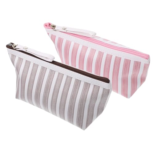 MAJORMENCH 2 Stück Praktische Teilig Reise Kosmetiktasche Damen Multifunktionale Tragbare Toilettenartikel Aufbewahrungstasche Leichte Handliche Schminktasche für Reisen und Outdoor von MAJORMENCH