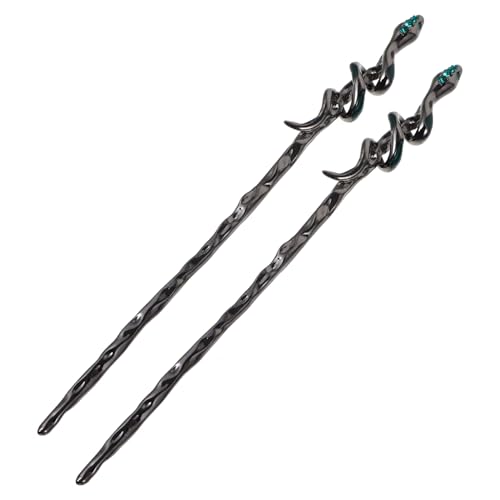 MAJORMENCH 2 Stück Schlange Haarstäbchen Retro Haarnadeln Chinesische Haaraccessoires für Damen für Hochzeiten und Partys von MAJORMENCH