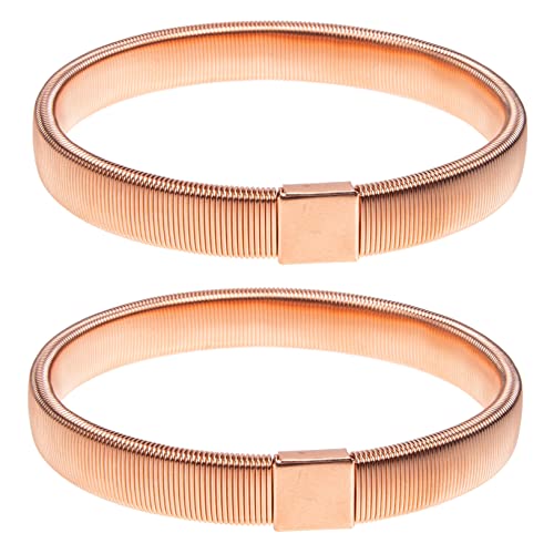 MAJORMENCH 2 Stück Teiliges Roségoldfarbenes Elastisches Armband für Herren Verstellbarer Armreif Stylisches Oberarm Schmuckstück Vielseitig Tragbar für Alltag und Besondere Anlässe von MAJORMENCH