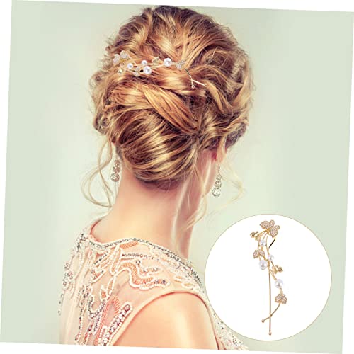 MAJORMENCH 2 Stück Vintage Schmetterling Haarspangen mit Perlen Teiliges Haarschmuck Accessoires für Damen und Mädchen Geeignet für Hochzeit Büro Schule und Freizeit von MAJORMENCH