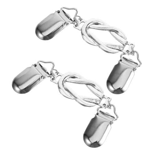 MAJORMENCH 2 Stück Vintage Strickjacken Clips Damen Retro Pullover Broschen Anstecknadeln Multifunktionale Schal und Kragenhalter für Cardigan und Bluse von MAJORMENCH