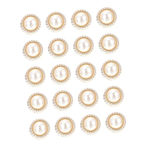 MAJORMENCH 20 Stück Perlenförmige Sicherheitsbroschen Brustnadeln Legierung und Harz Modische Anstecknadeln für Kleidung Strickjacken und Corsagen Leicht und Tragbar Geeignet für Hochzeiten von MAJORMENCH