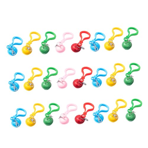 MAJORMENCH 24 Stück Teiliges Bunte Glocken Schlüsselanhänger Langlebige Metallglöckchen mit Glatter Rostfrei Farbintensiv Vielseitige DIY Deko für Taschen Kleidung Festliche Schmuckanhänger MAJORMENCH 24 Stück Teiliges Bunte Glocken Schlüsselanhänger Langlebige Metallglöckchen mit Glatter Rostfrei Farbintensiv Vielseitige DIY Deko für Taschen Kleidung Festliche Schmuckanhänger von MAJORMENCH